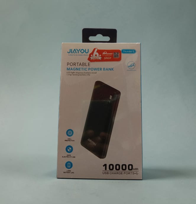 Jiayou Thunder 5 Portable Power Bank Battery Capacity: 10000mAh
