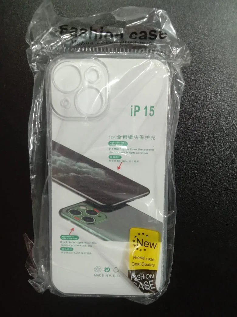 Transparent  Mobile Phone Case Suitable for-Apple 15