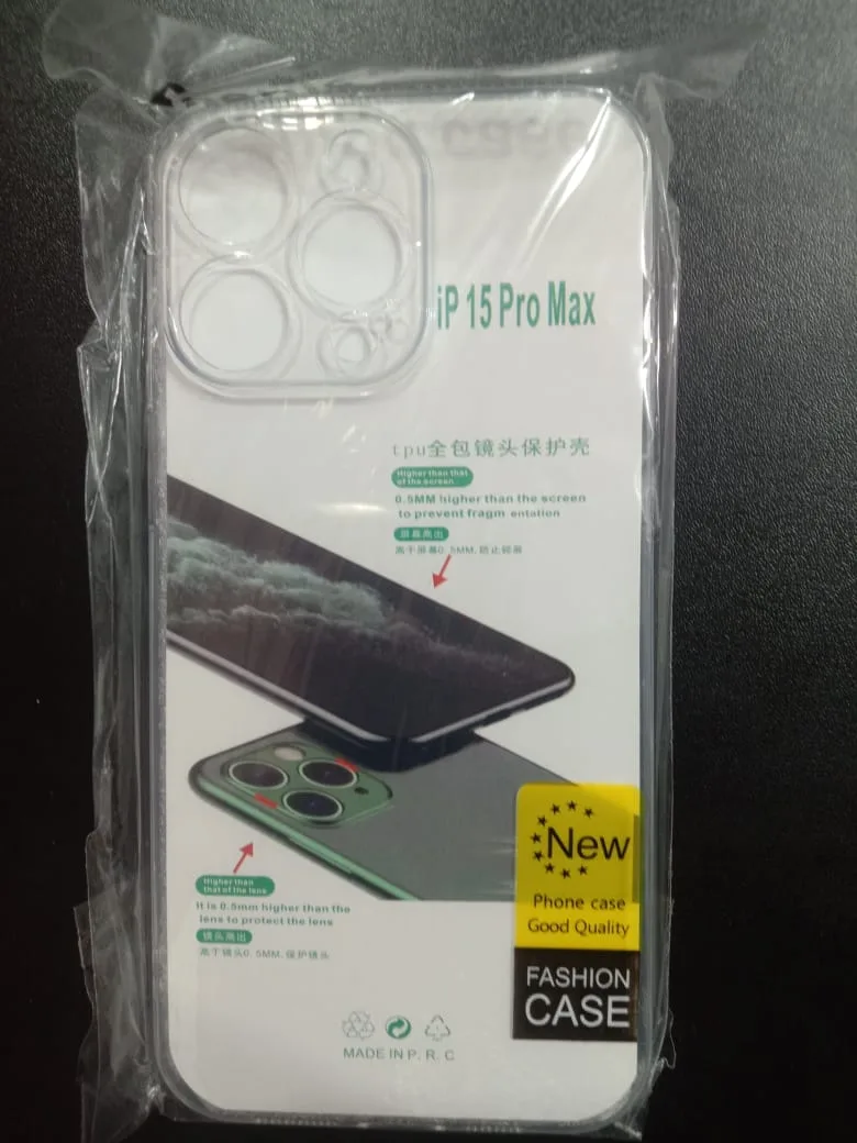 Transparent  Mobile Phone Case Suitable for-Apple 15promax