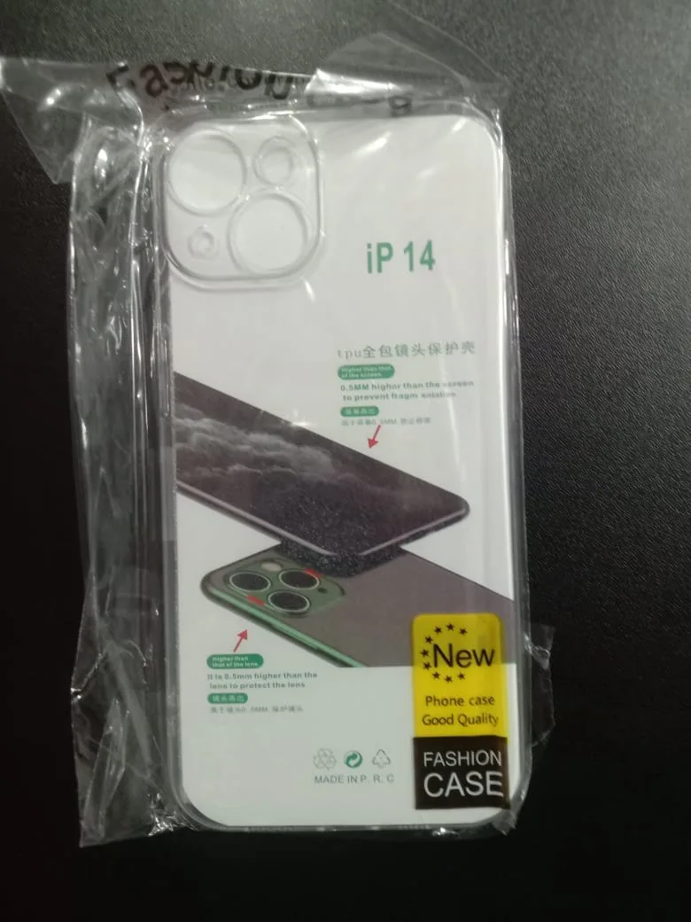 Transparent  Mobile Phone Case Suitable for-Apple 14