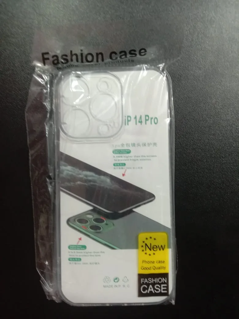 Transparent  Mobile Phone Case Suitable for-Apple 14pro