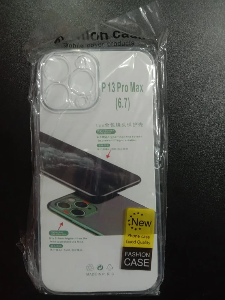 Transparent  Mobile Phone Case Suitable for-Apple 13promax