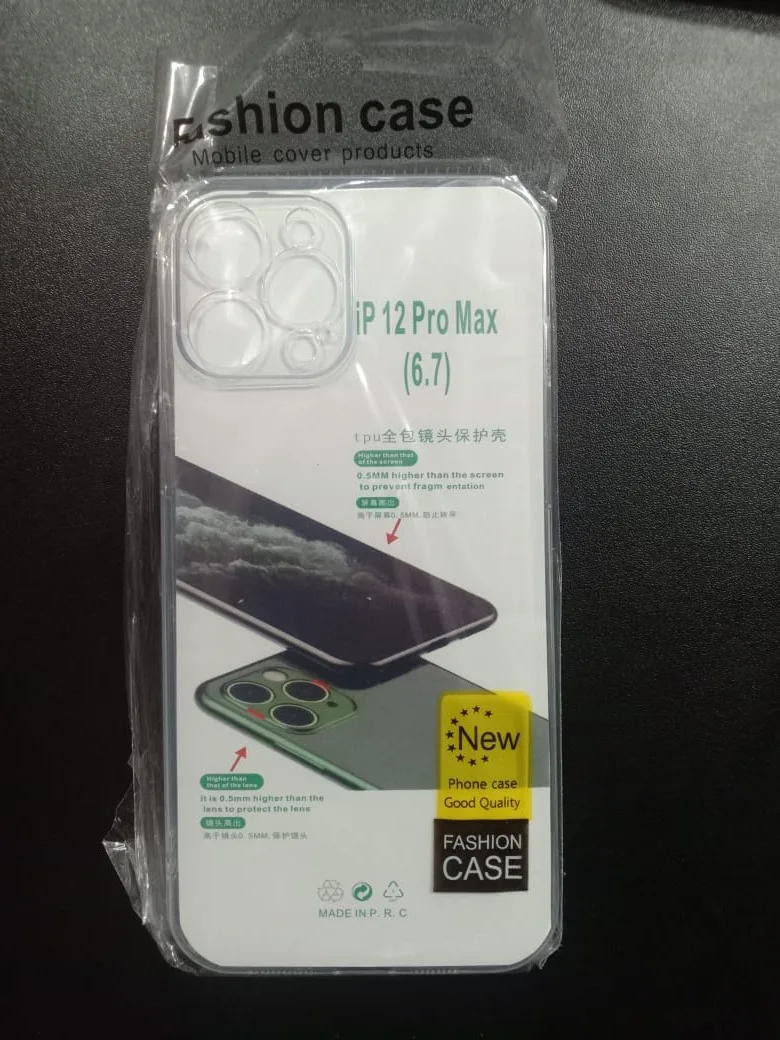Transparent  Mobile Phone Case Suitable for-Apple 12promax