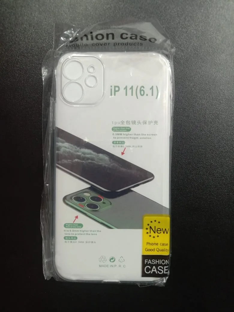 Transparent  Mobile Phone Case Suitable for-Iphone 11