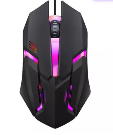 Wired LED Gaming Mouse- Black
